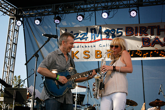 Peter White and Mindi Abair