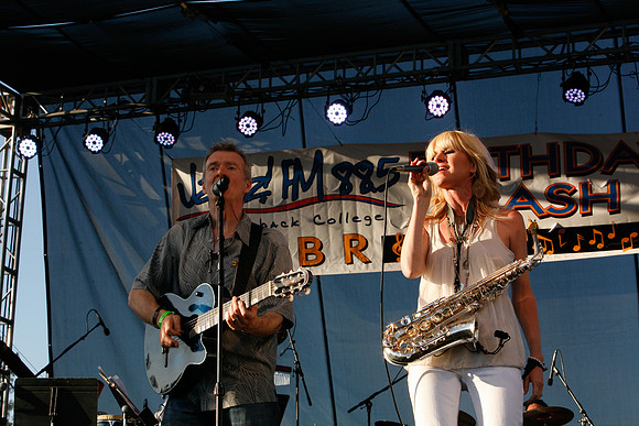 Peter White and Mindi Abair