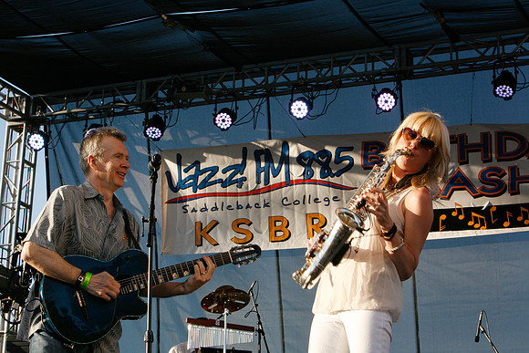 Peter White and Mindi Abair