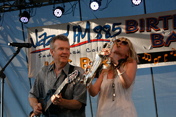 Peter White and Mindi Abair