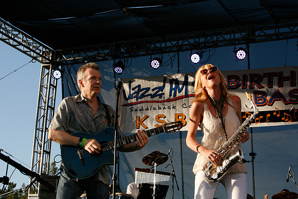 Peter White and Mindi Abair
