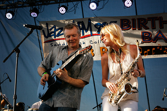 Peter White and Mindi Abair
