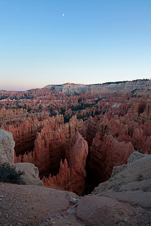 Moonrise, Sunset Point, Bryce Canyon