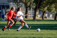 SMCHS Girls JV Soccer vs OLU 1-26-12